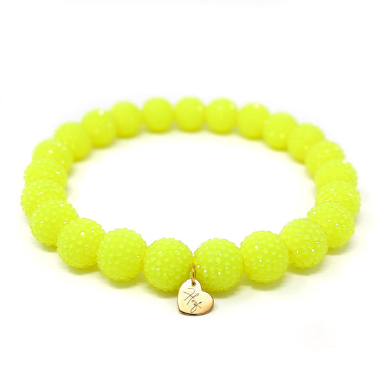 Fluorescent Yellow Necklace